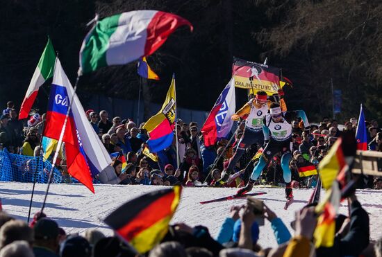 Italy Biathlon Worlds Men Relay