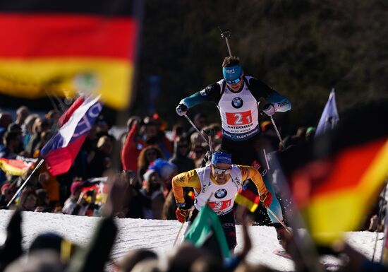 Italy Biathlon Worlds Men Relay