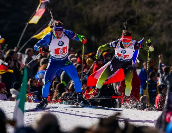 Italy Biathlon Worlds Men Relay