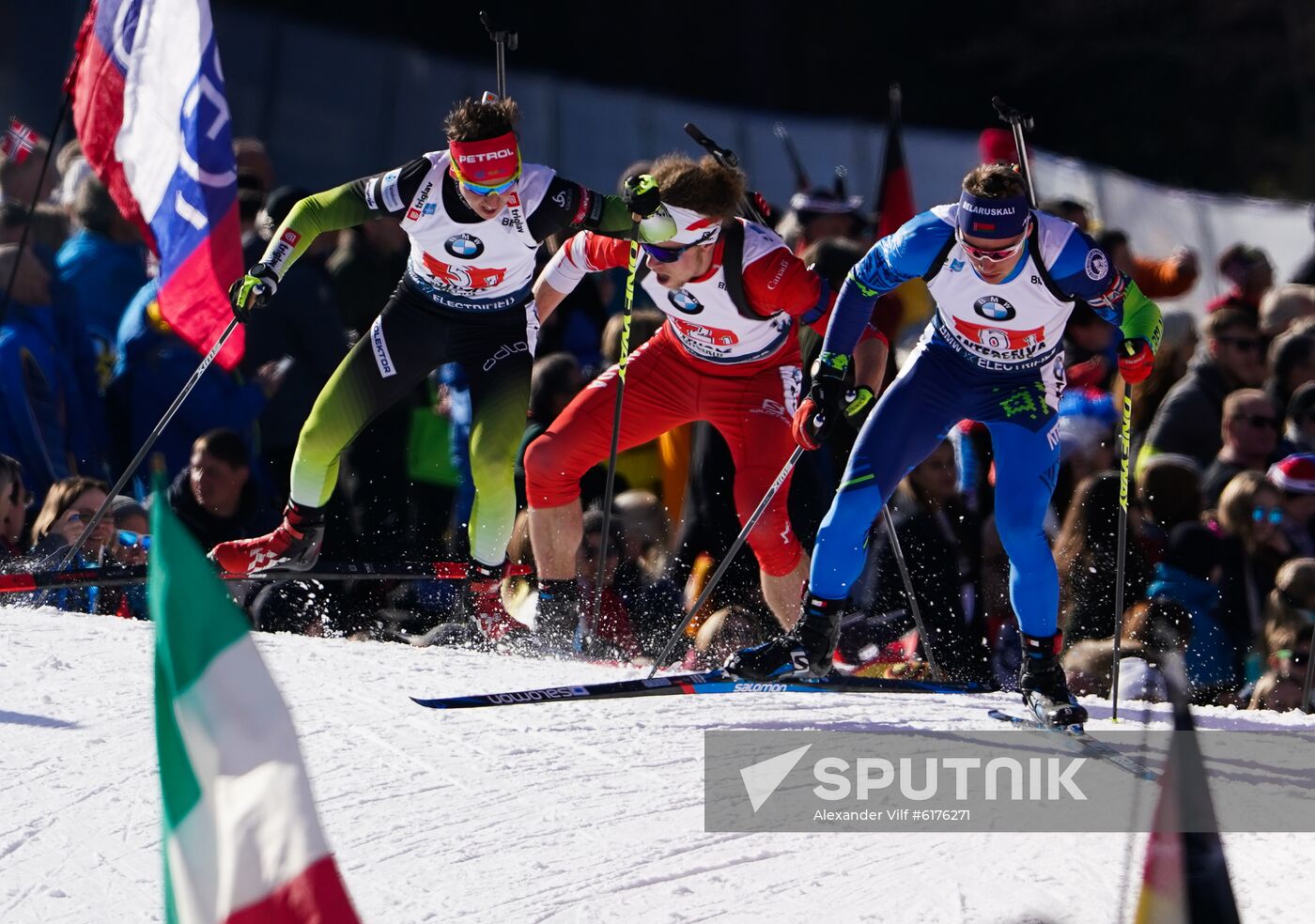 Italy Biathlon Worlds Men Relay