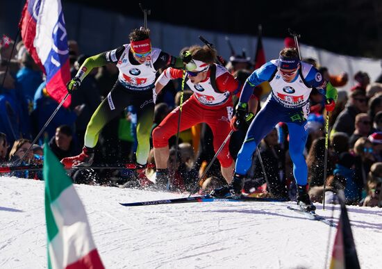 Italy Biathlon Worlds Men Relay