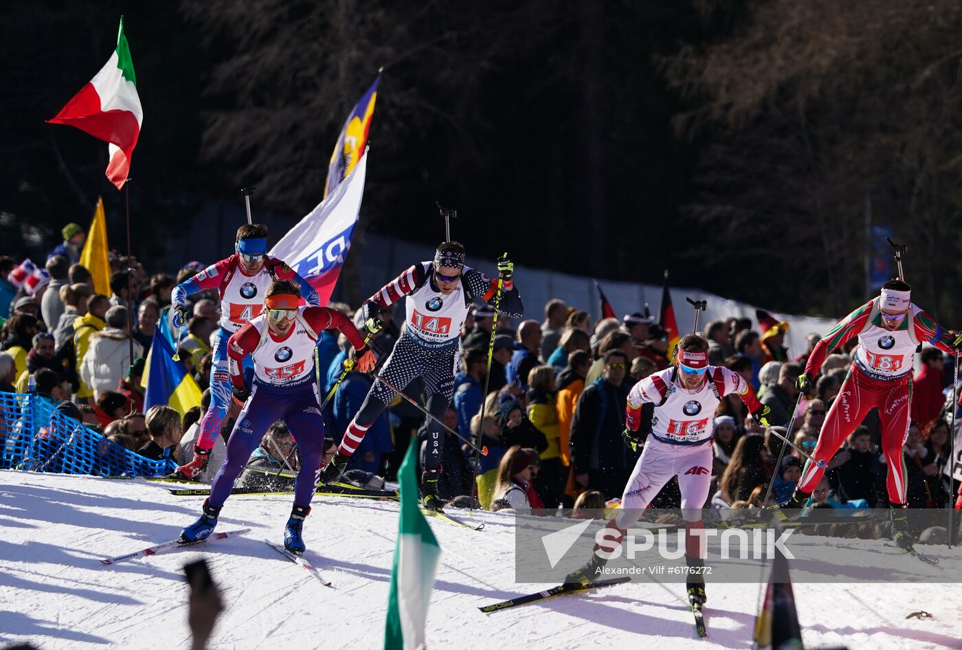 Italy Biathlon Worlds Men Relay