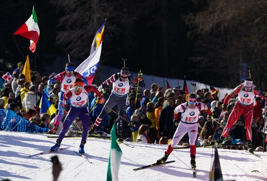 Italy Biathlon Worlds Men Relay