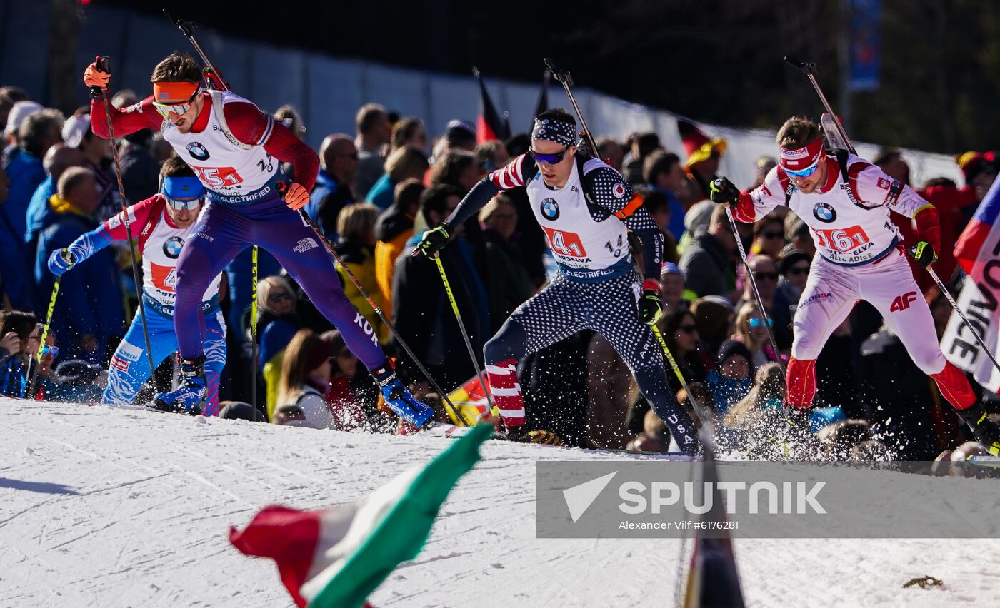 Italy Biathlon Worlds Men Relay
