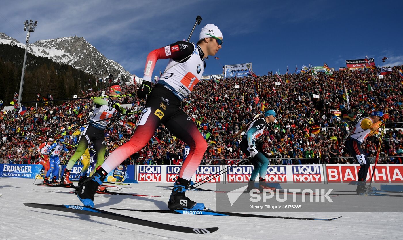 Italy Biathlon Worlds Men Relay