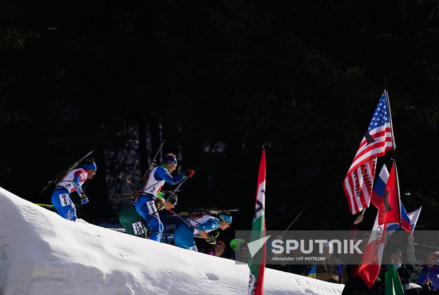 Italy Biathlon Worlds Men Relay