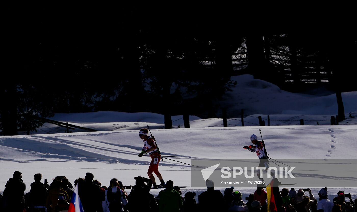 Italy Biathlon Worlds Men Relay