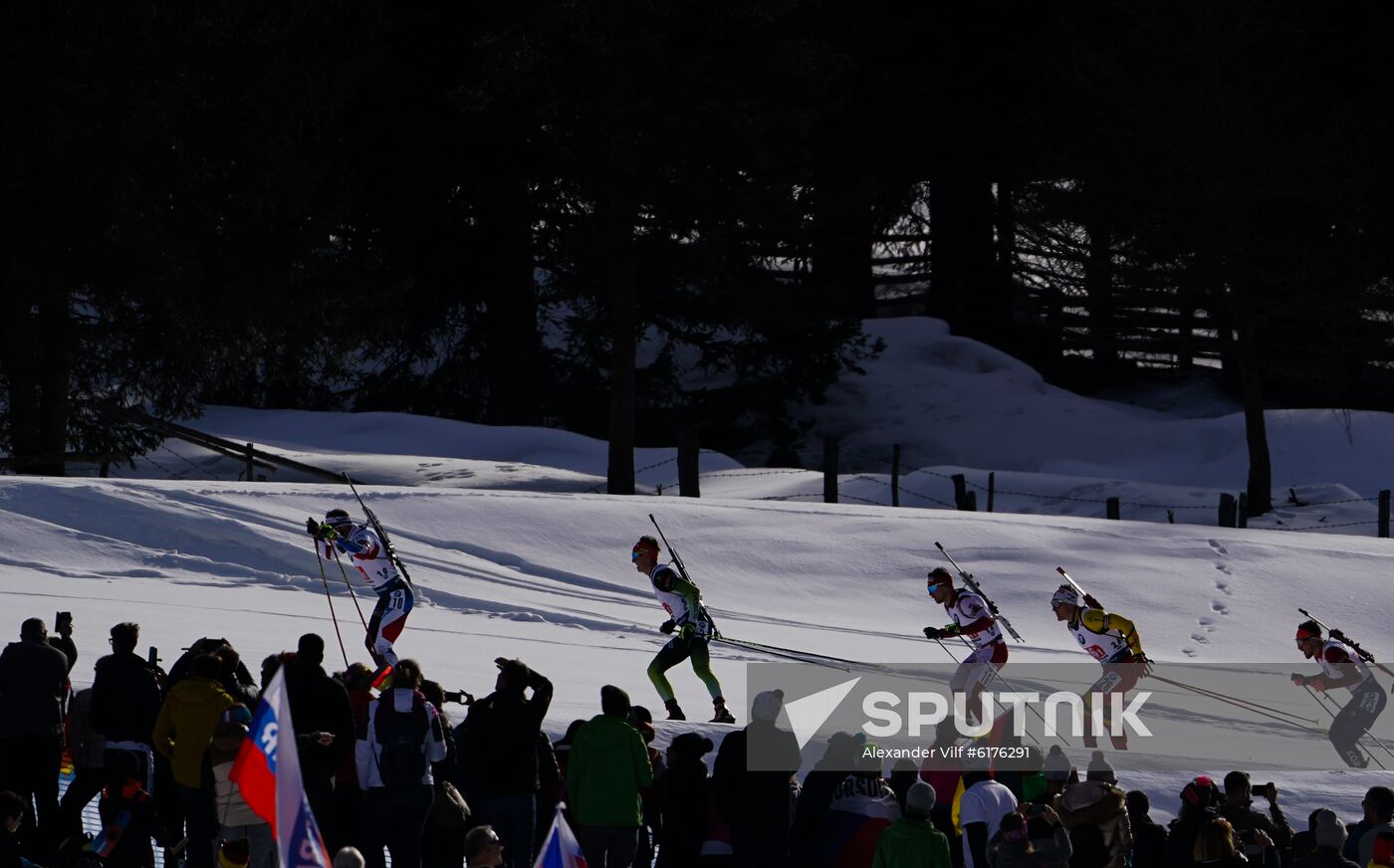 Italy Biathlon Worlds Men Relay