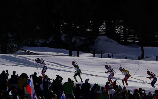 Italy Biathlon Worlds Men Relay