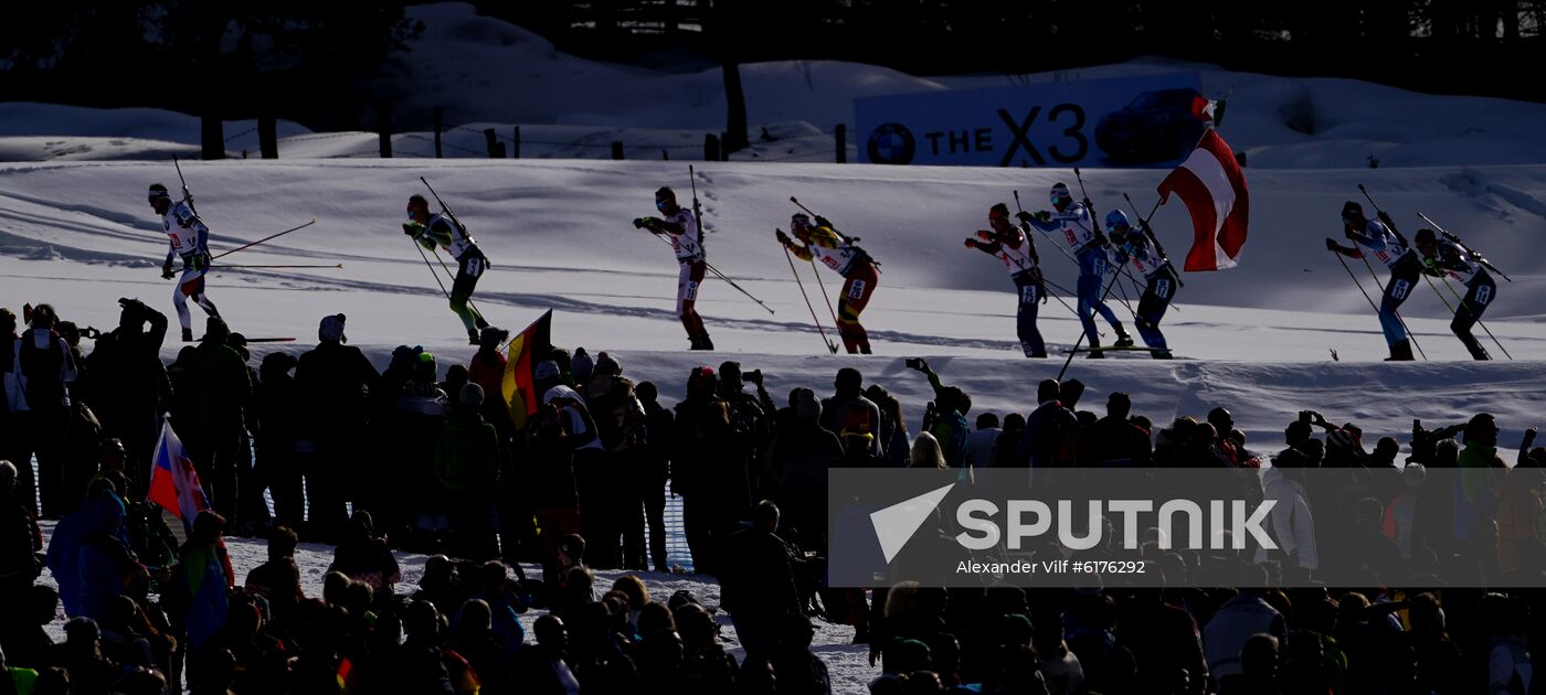 Italy Biathlon Worlds Men Relay
