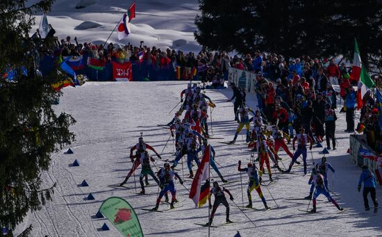 Italy Biathlon Worlds Men Relay