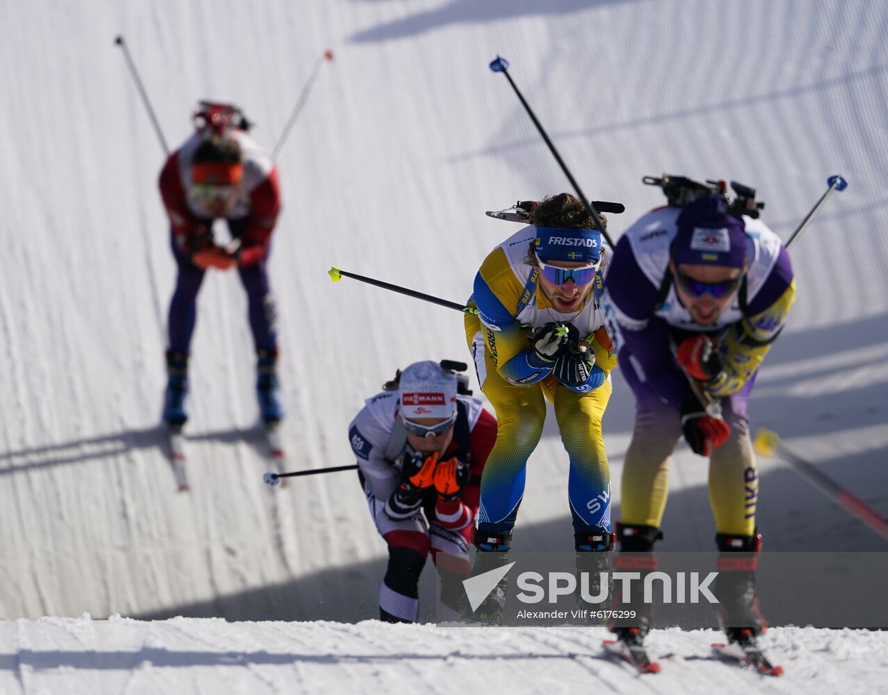 Italy Biathlon Worlds Men Relay