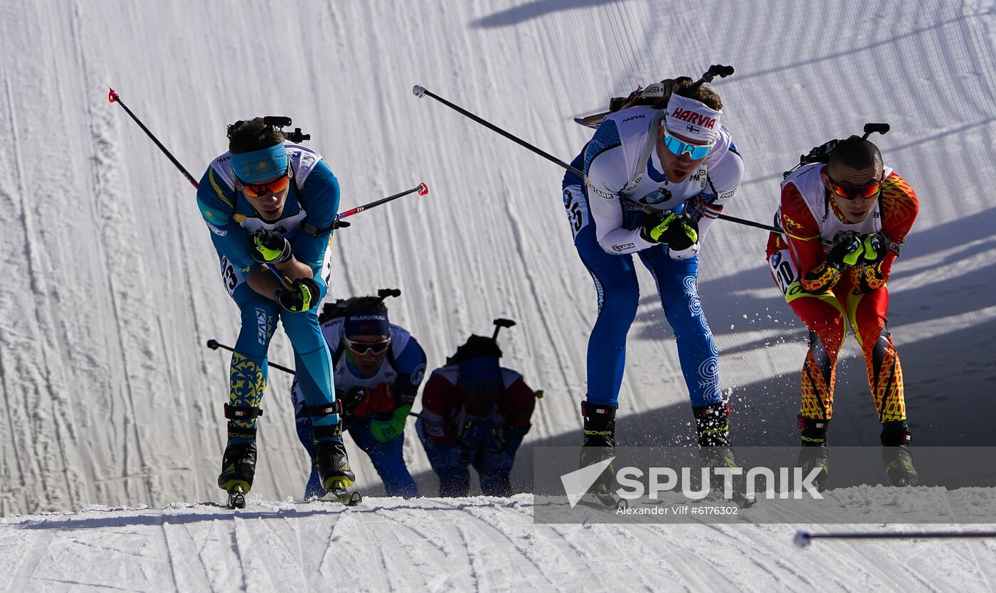 Italy Biathlon Worlds Men Relay