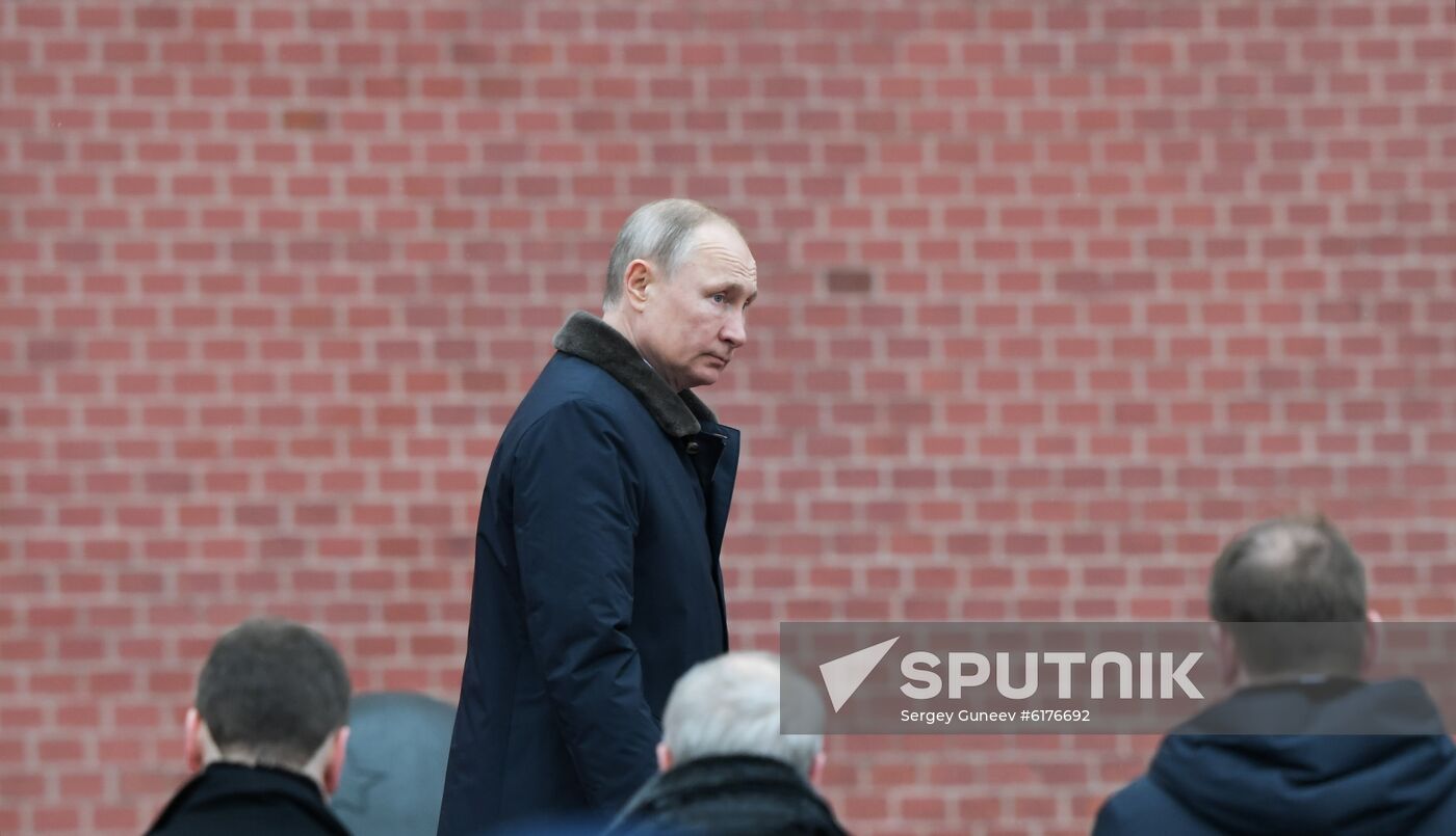 Russia Putin Defender Of The Fatherland Day