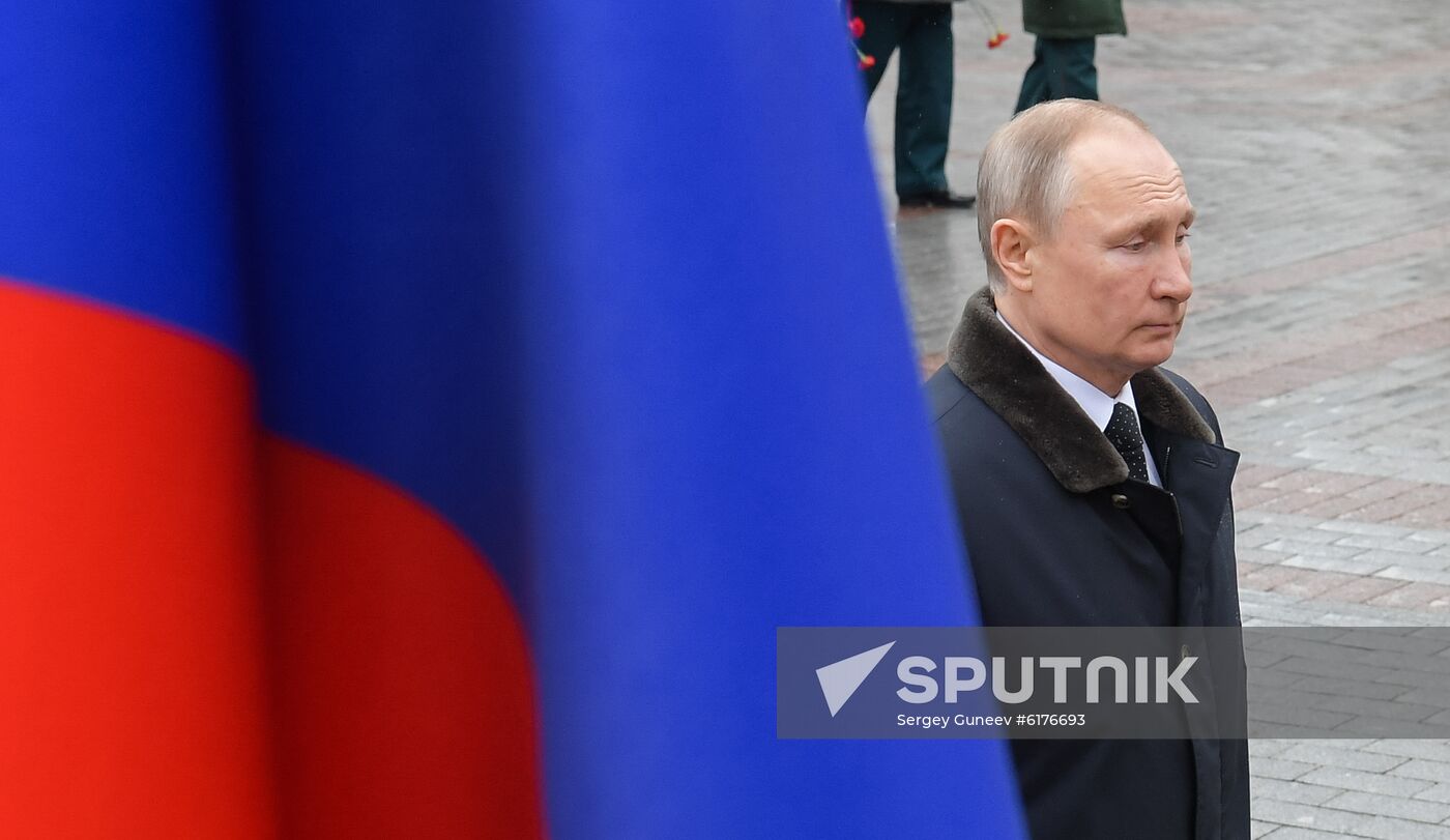 Russia Putin Defender Of The Fatherland Day