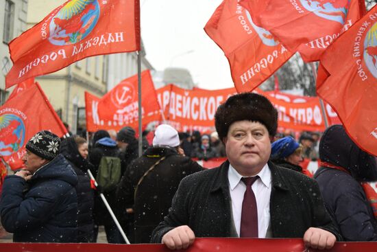 Russia Communist Rally