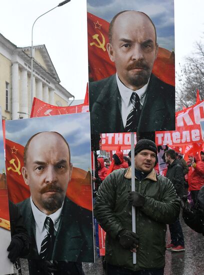 Russia Communist Rally