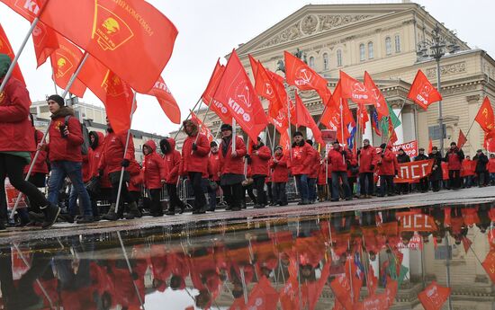 Russia Communist Rally