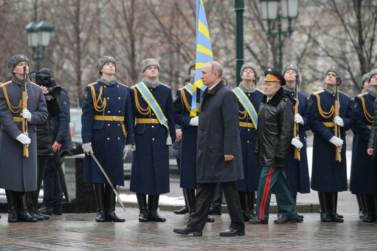 Russia Putin Defender Of The Fatherland Day
