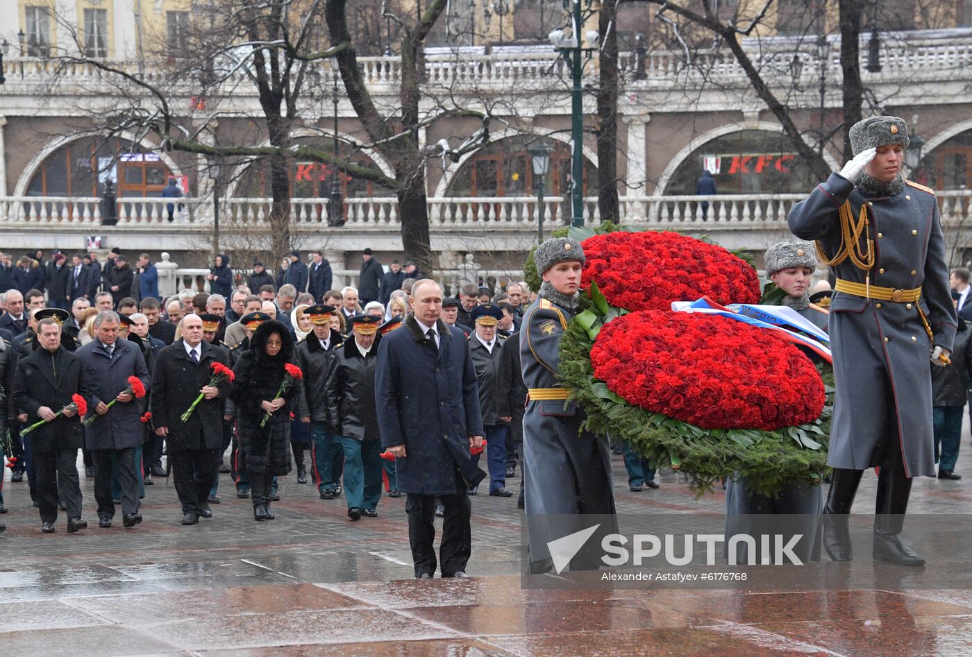 Russia Putin Defender Of The Fatherland Day