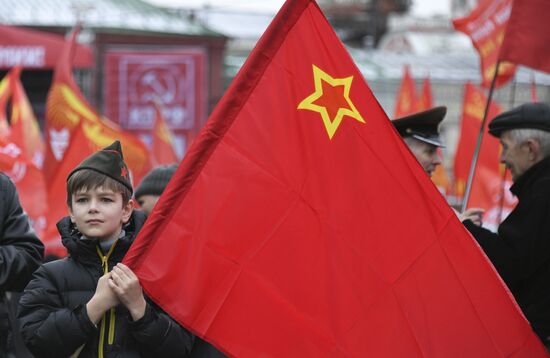 Russia Communist Rally