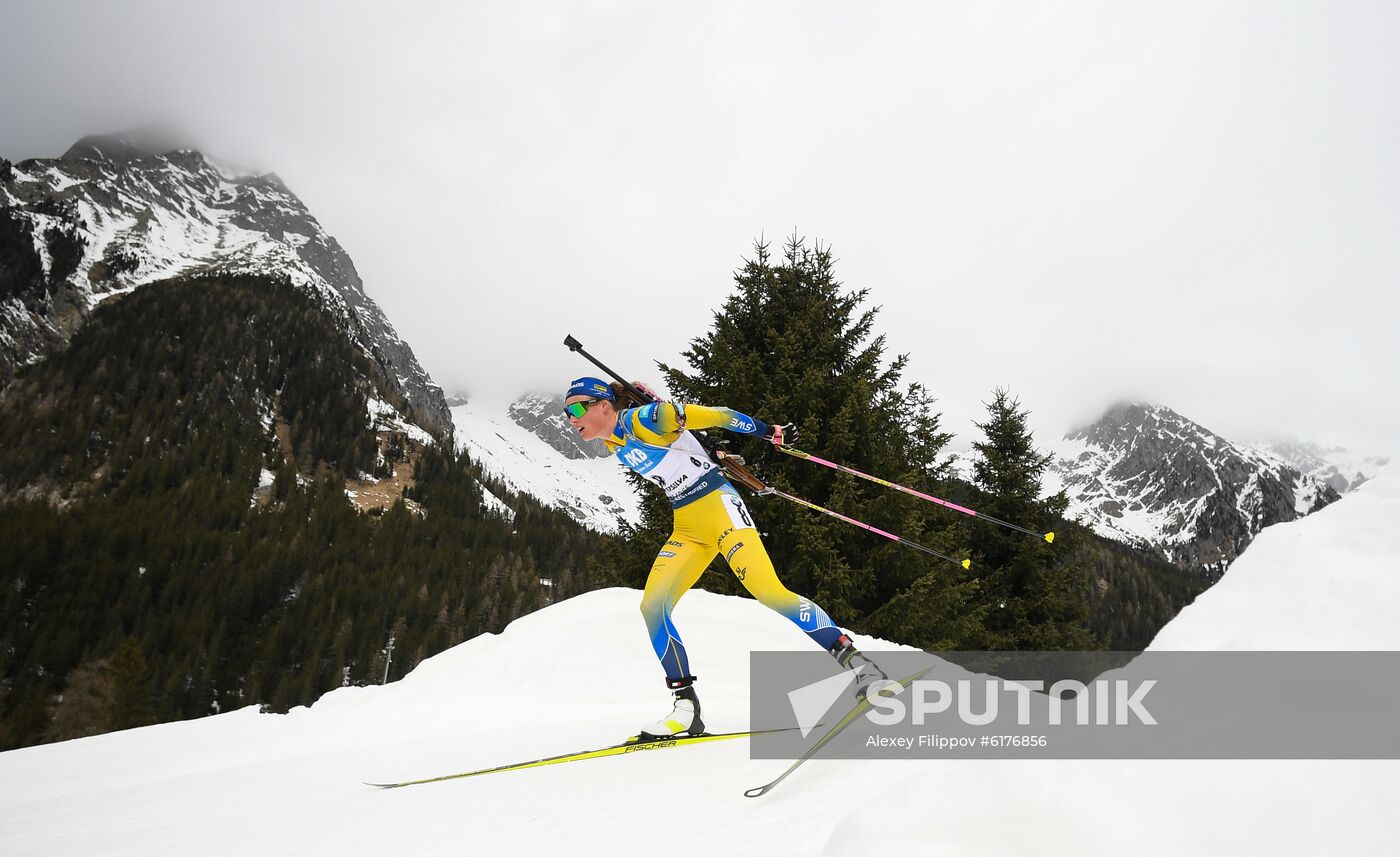 Italy Biathlon Worlds Women Mass Start