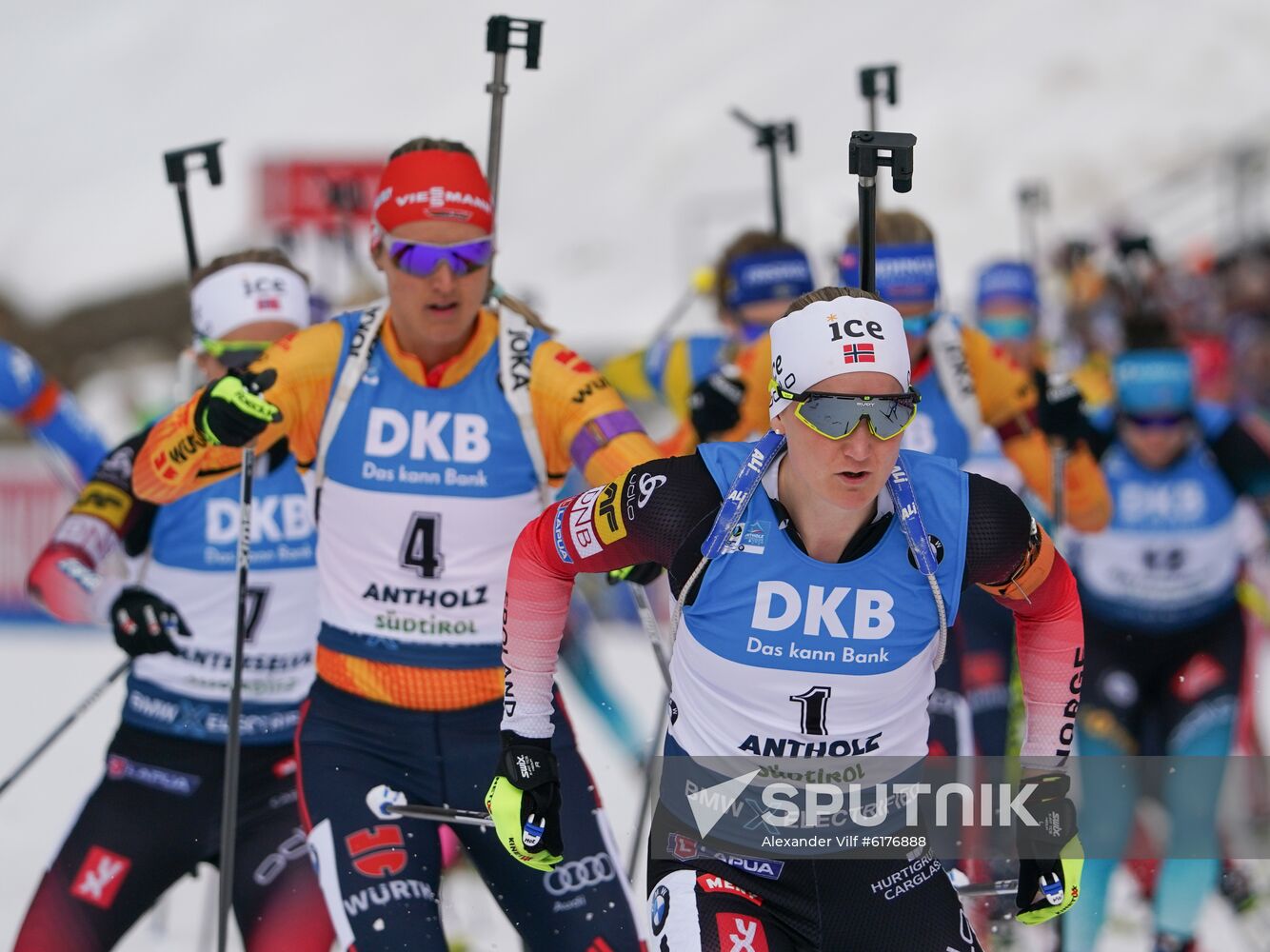 Italy Biathlon Worlds Women Mass Start