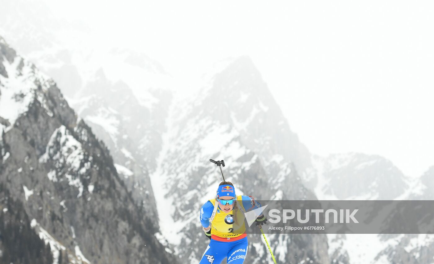 Italy Biathlon Worlds Women Mass Start