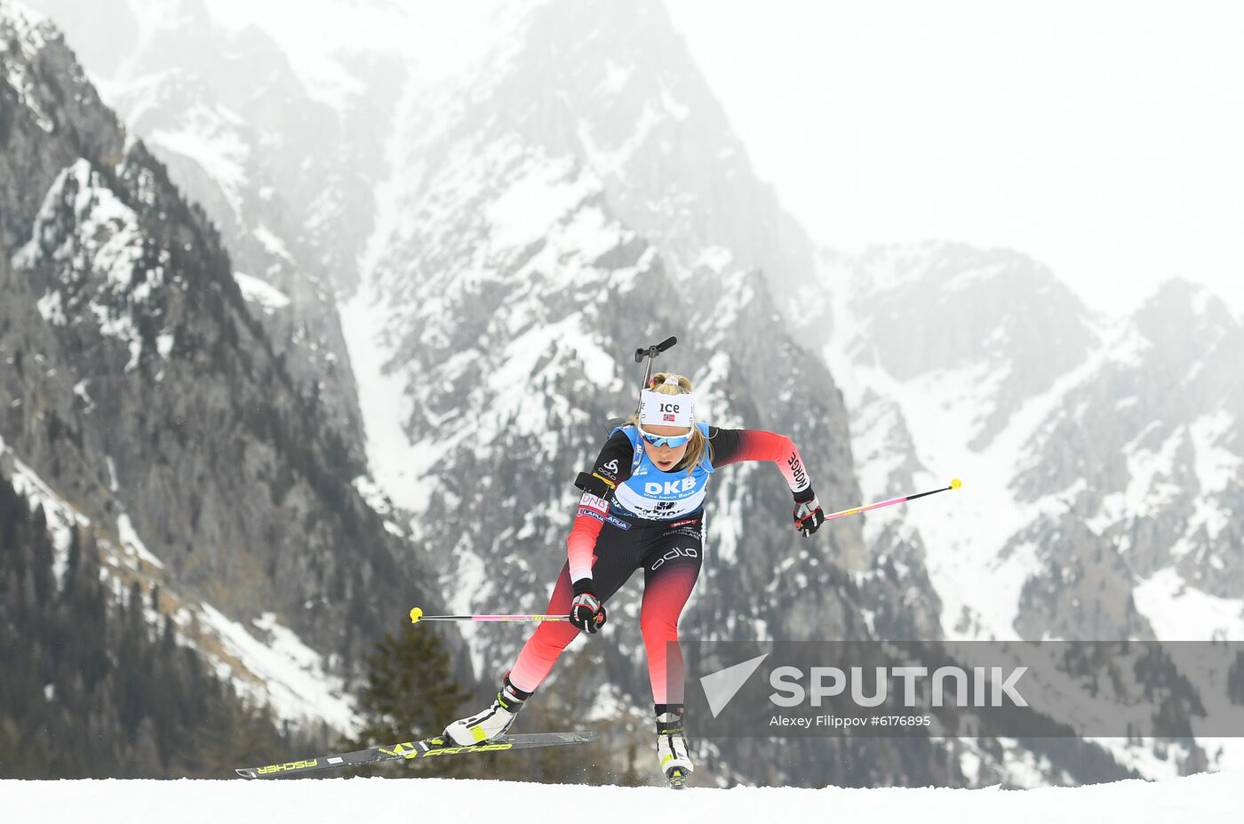 Italy Biathlon Worlds Women Mass Start