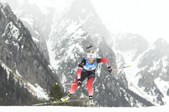 Italy Biathlon Worlds Women Mass Start