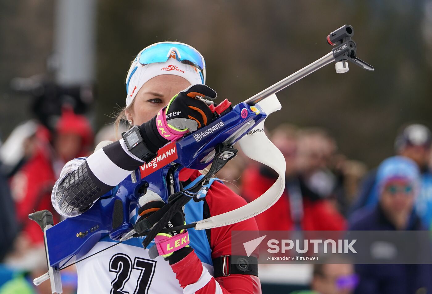 Italy Biathlon Worlds Women Mass Start