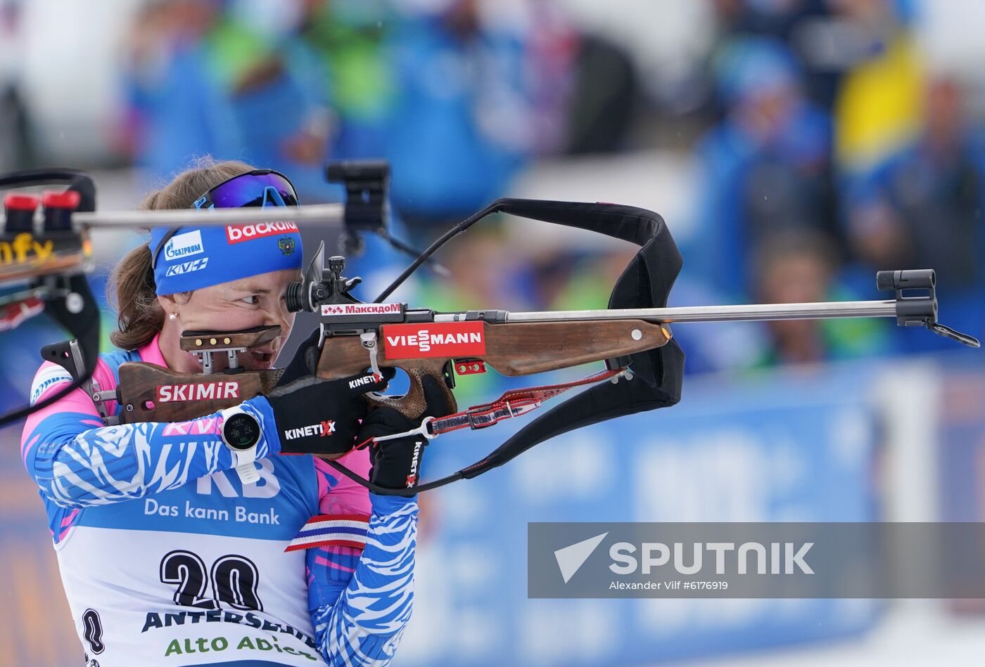 Italy Biathlon Worlds Women Mass Start