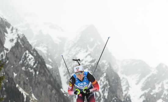 Italy Biathlon Worlds Women Mass Start