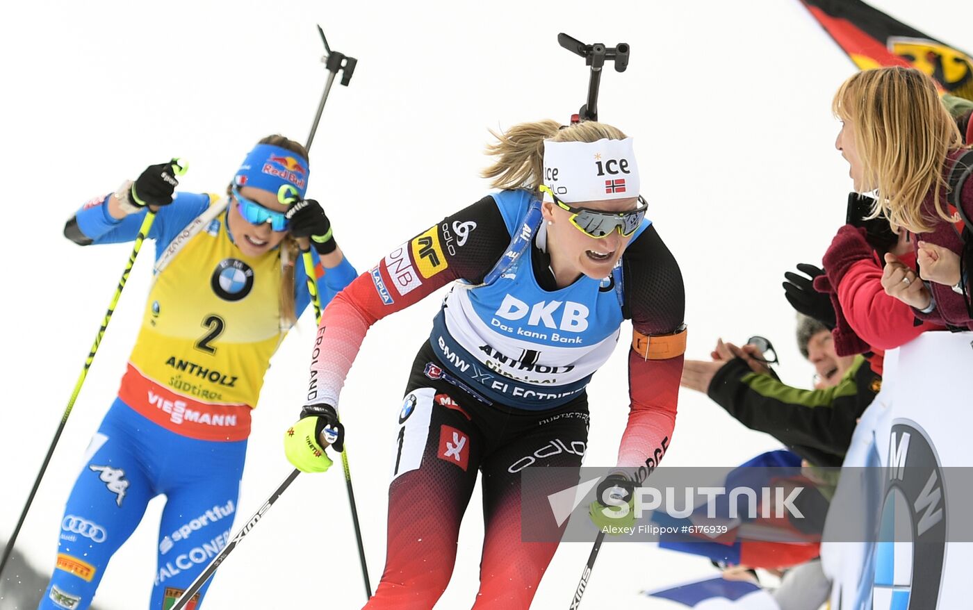 Italy Biathlon Worlds Women Mass Start