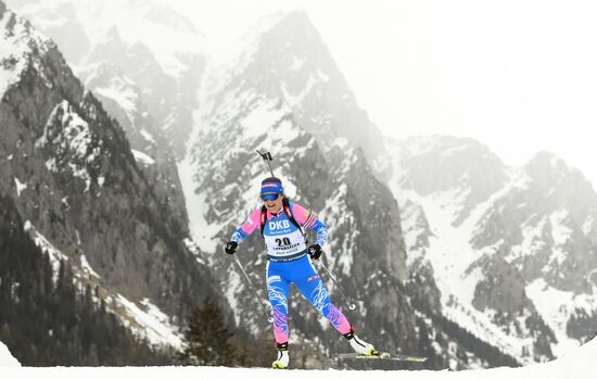 Italy Biathlon Worlds Women Mass Start