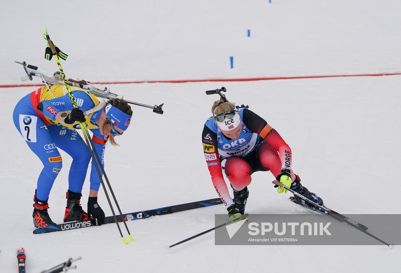 Italy Biathlon Worlds Women Mass Start