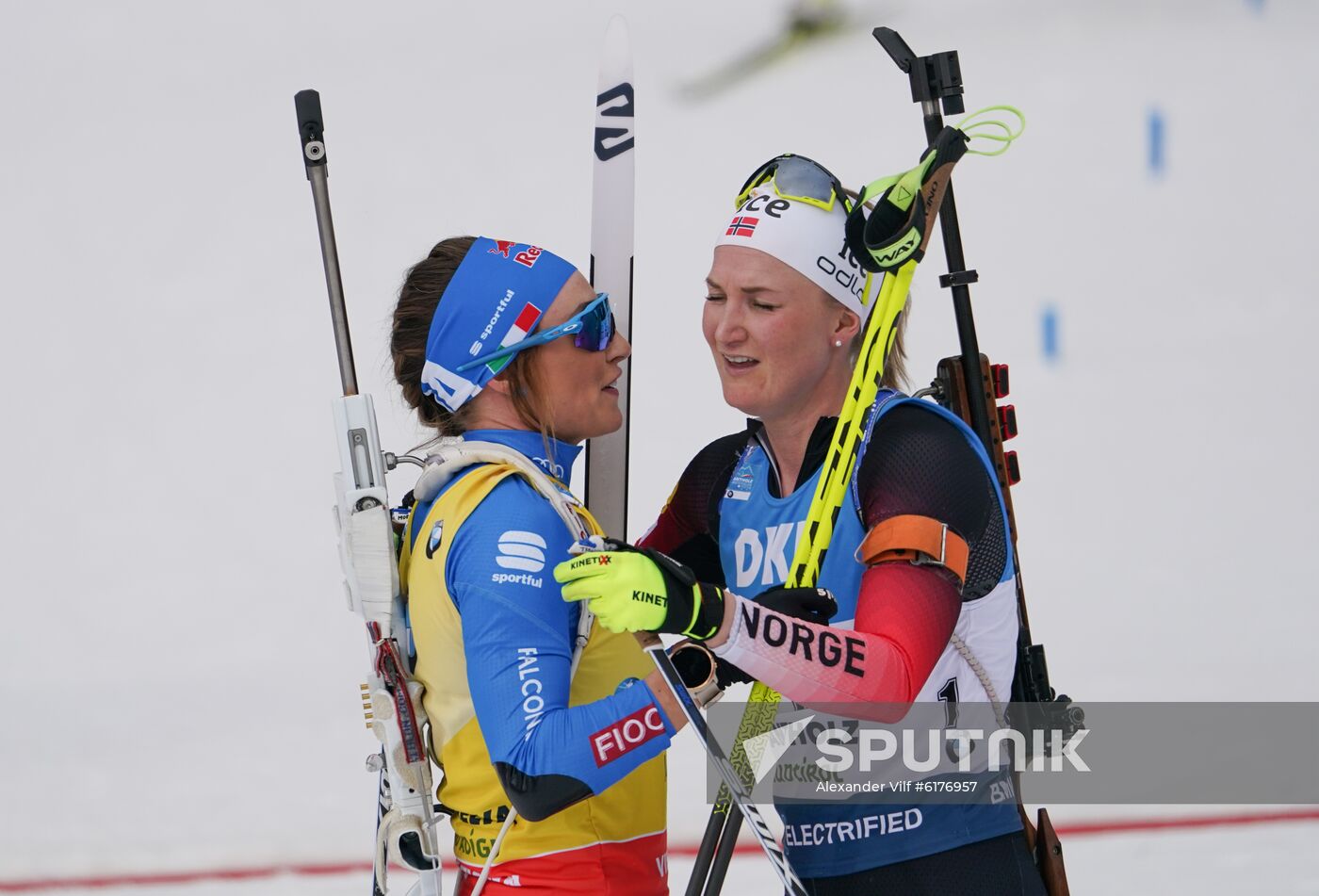 Italy Biathlon Worlds Women Mass Start