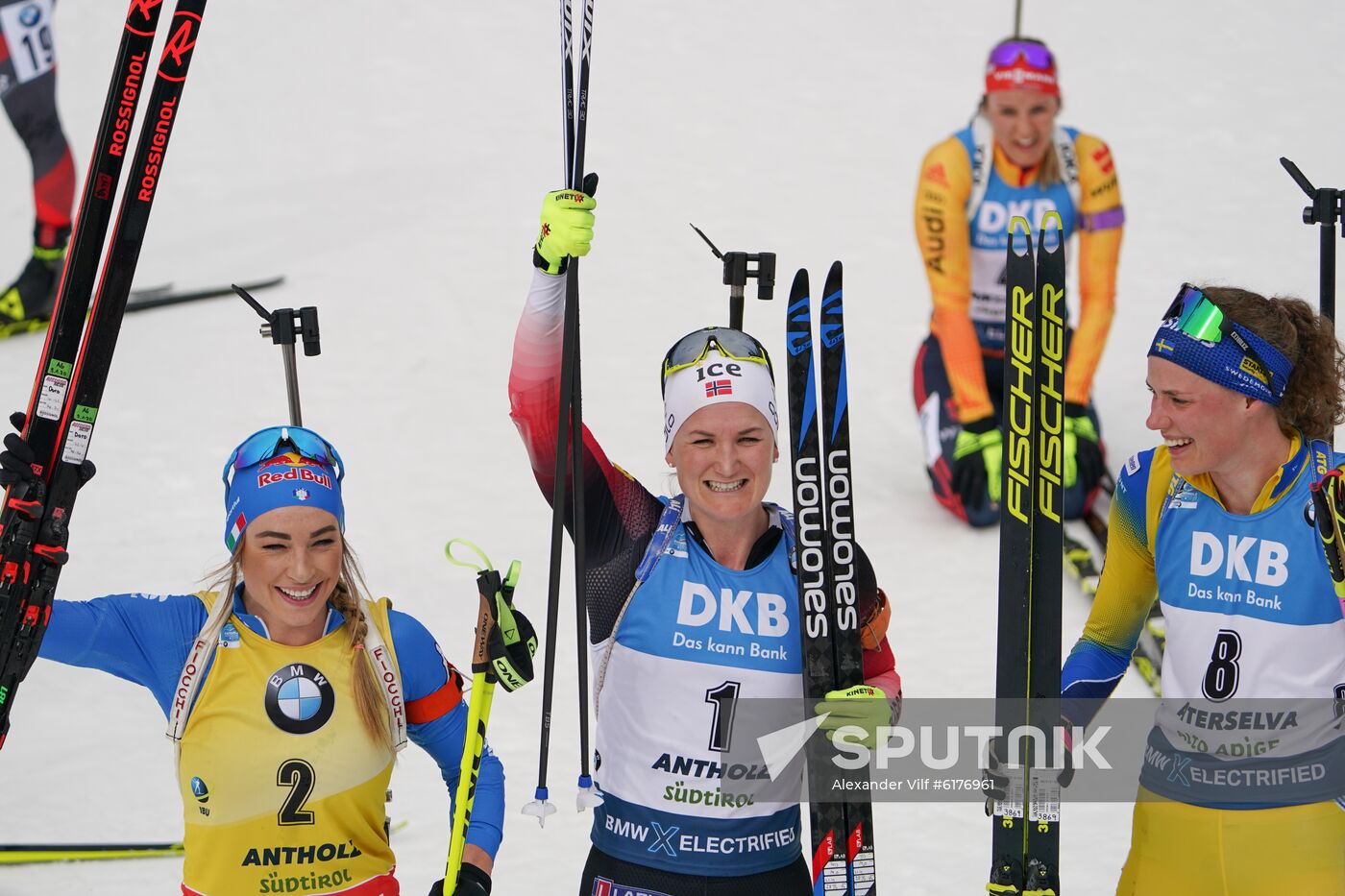 Italy Biathlon Worlds Women Mass Start