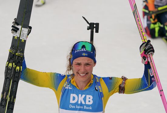 Italy Biathlon Worlds Women Mass Start