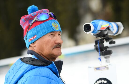 Italy Biathlon Worlds Men Mass Start