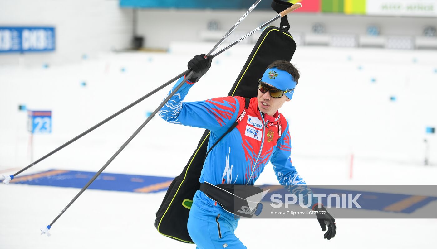 Italy Biathlon Worlds Men Mass Start