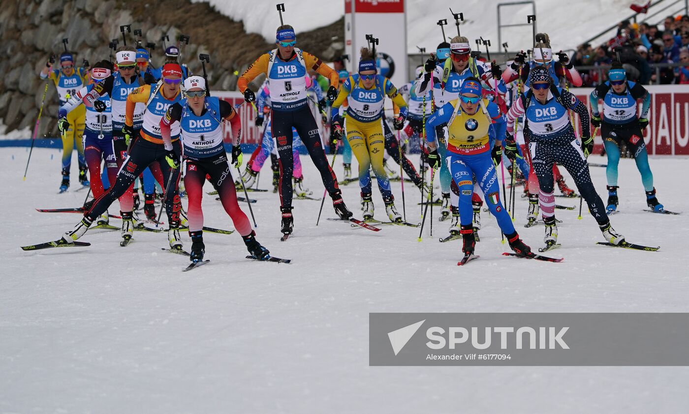 Italy Biathlon Worlds Women Mass Start