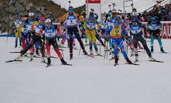 Italy Biathlon Worlds Women Mass Start