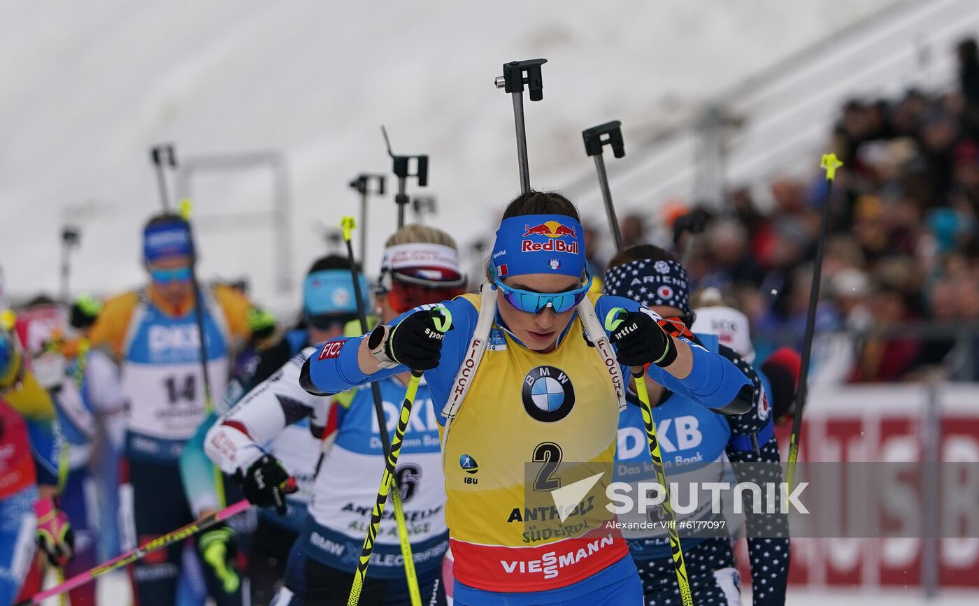 Italy Biathlon Worlds Women Mass Start