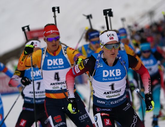 Italy Biathlon Worlds Women Mass Start