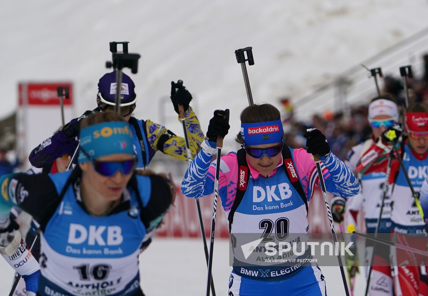 Italy Biathlon Worlds Women Mass Start