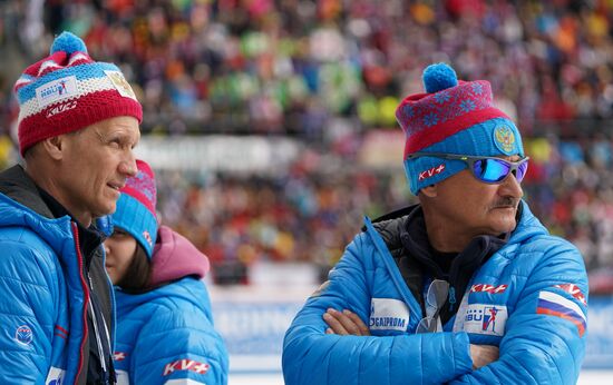 Italy Biathlon Worlds Women Mass Start