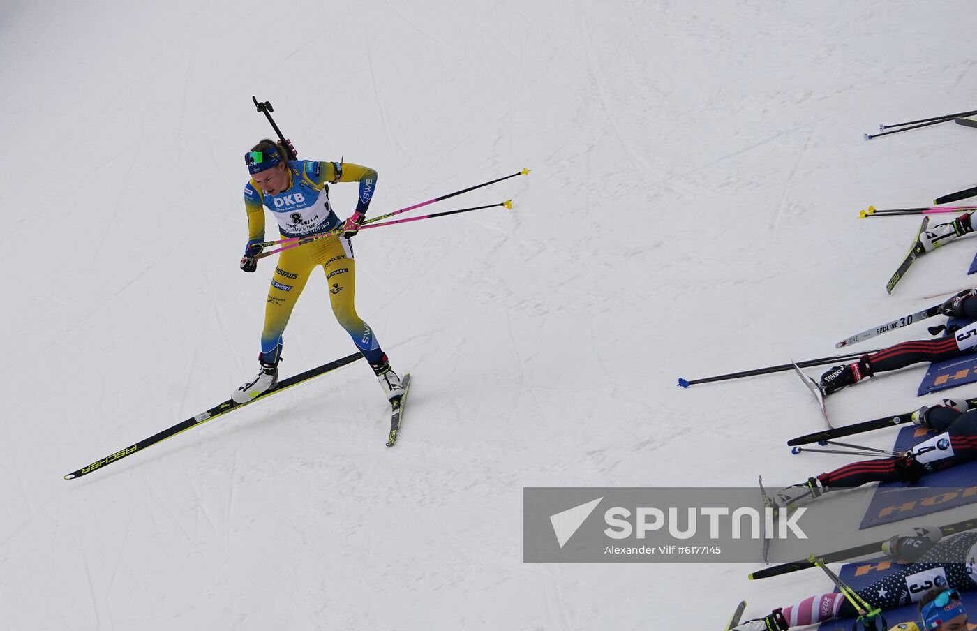 Italy Biathlon Worlds Women Mass Start