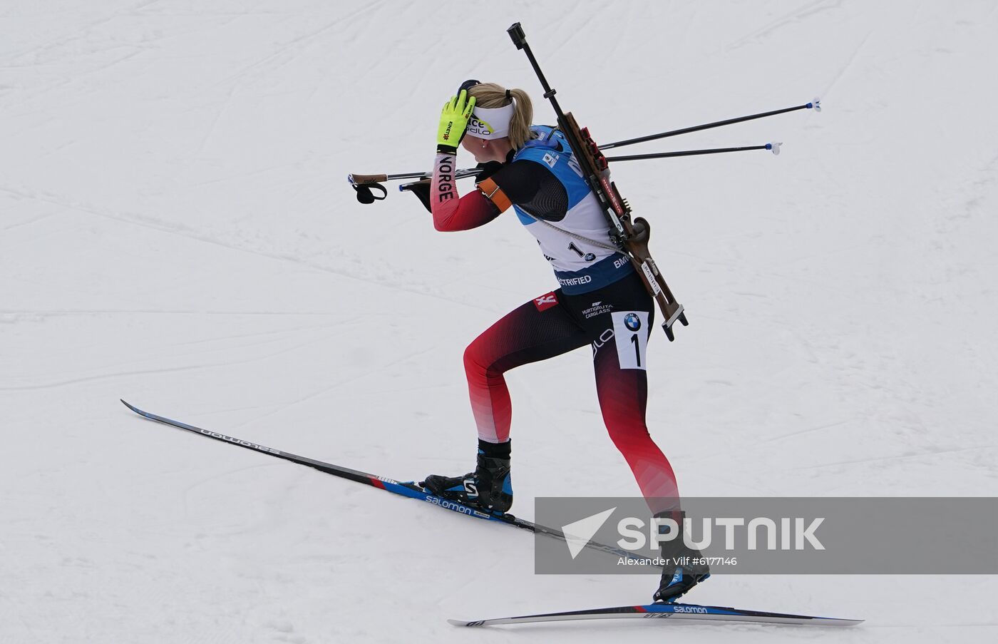 Italy Biathlon Worlds Women Mass Start