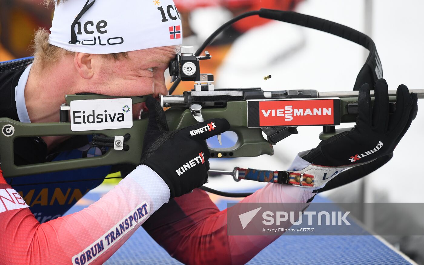 Italy Biathlon Worlds Men Mass Start